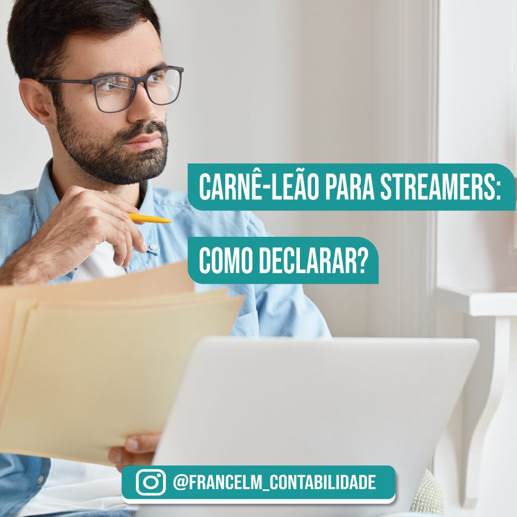 Carnê-leão para streamers: Precisa declarar?